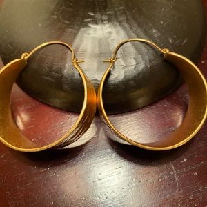 Zara Gold Earrings and H&M Pearl Hoops Bundle